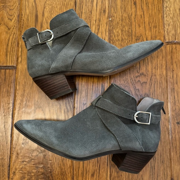 Sole society | faux suede pointed ankle boots | Sz 8 - Picture 2 of 11